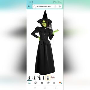 Fabulous witch costume for woman